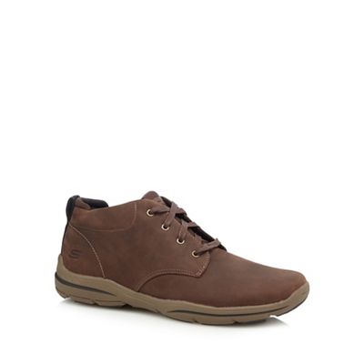 Dark brown brown 'Harper' leather boots
